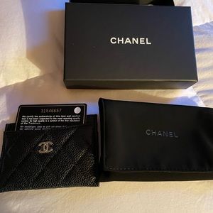 Chanel card holder